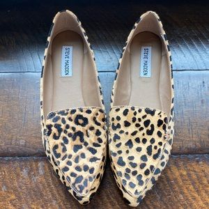 Steve Madden Leopard Patterned Cow Hair Shoes